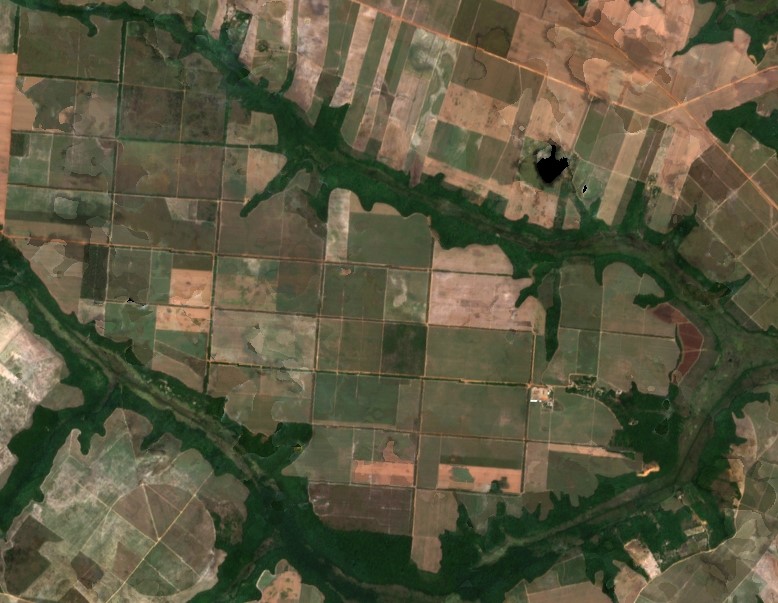 Imagem sem nuvens após processamento